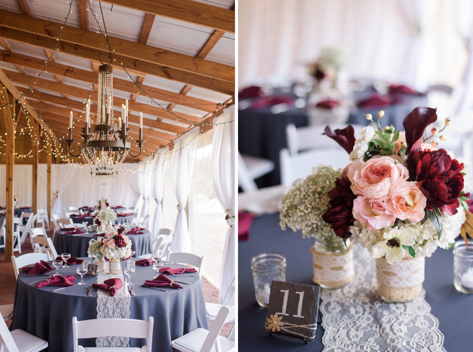 The reception space at Cross Creek Ranch always stuns with the light and attention to details