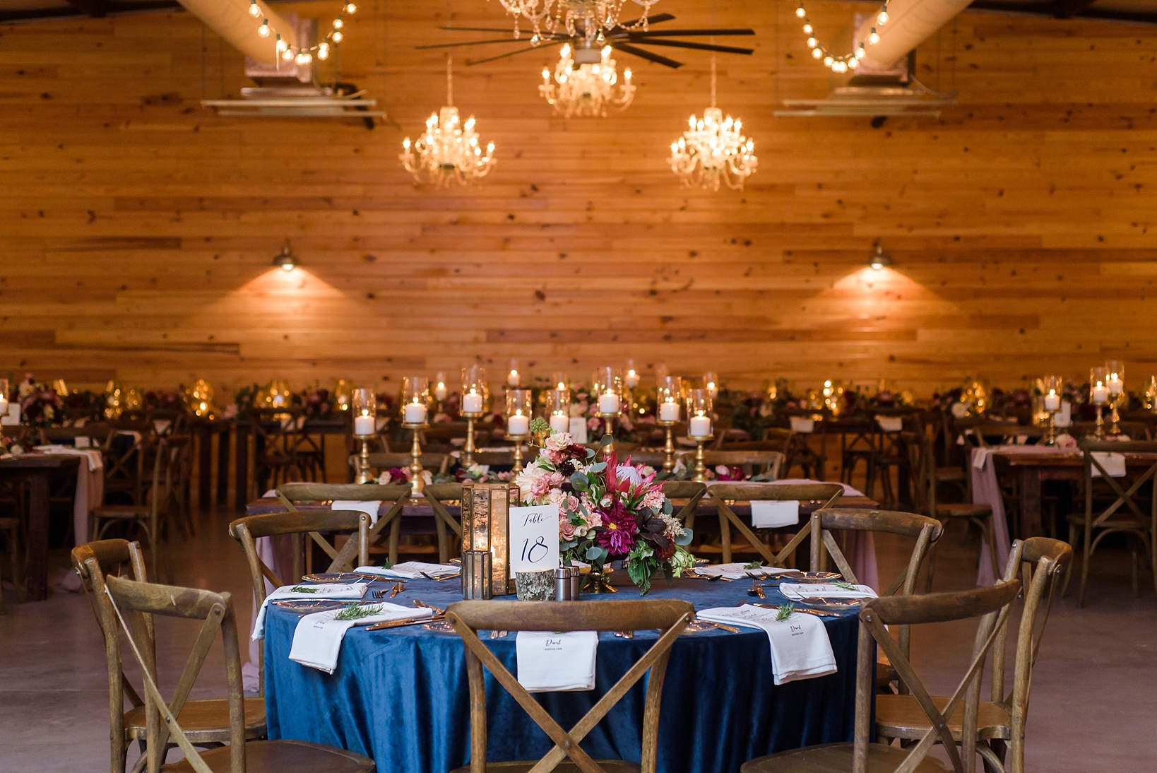 Rustic reception space with tons of details