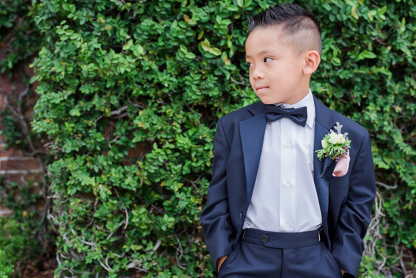 The Ring-bearer at a wedding by Sarah & Ben Photography Tampa, FL