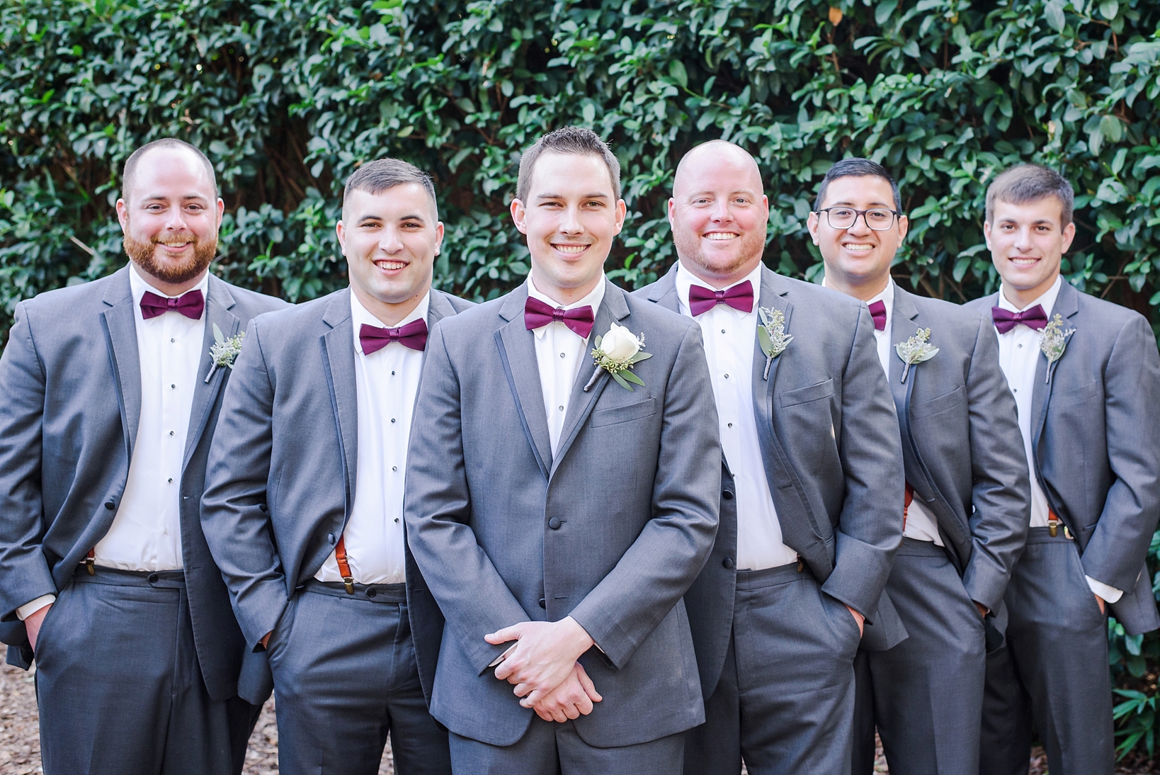Classic portrait of the Groom and his Groomsmen