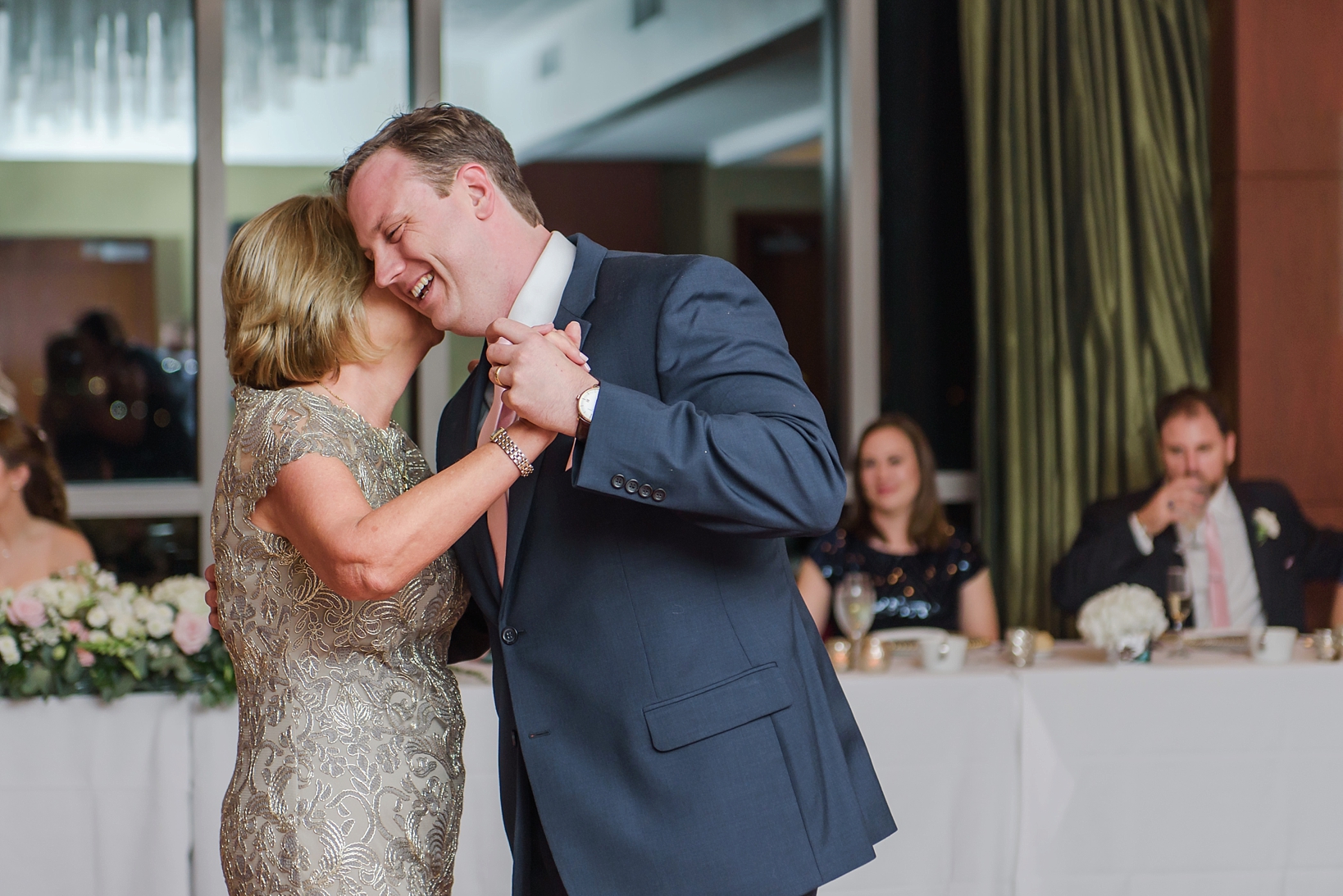Mother and son dance by Sarah & Ben Photography