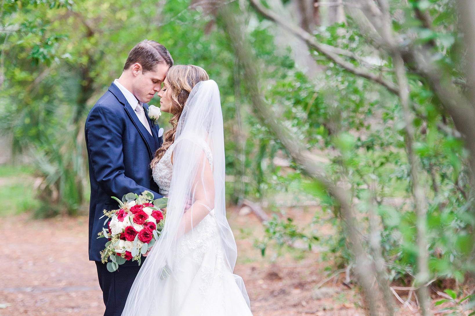 A moment to themselves on their wedding day by Sarah & Ben Photography. 