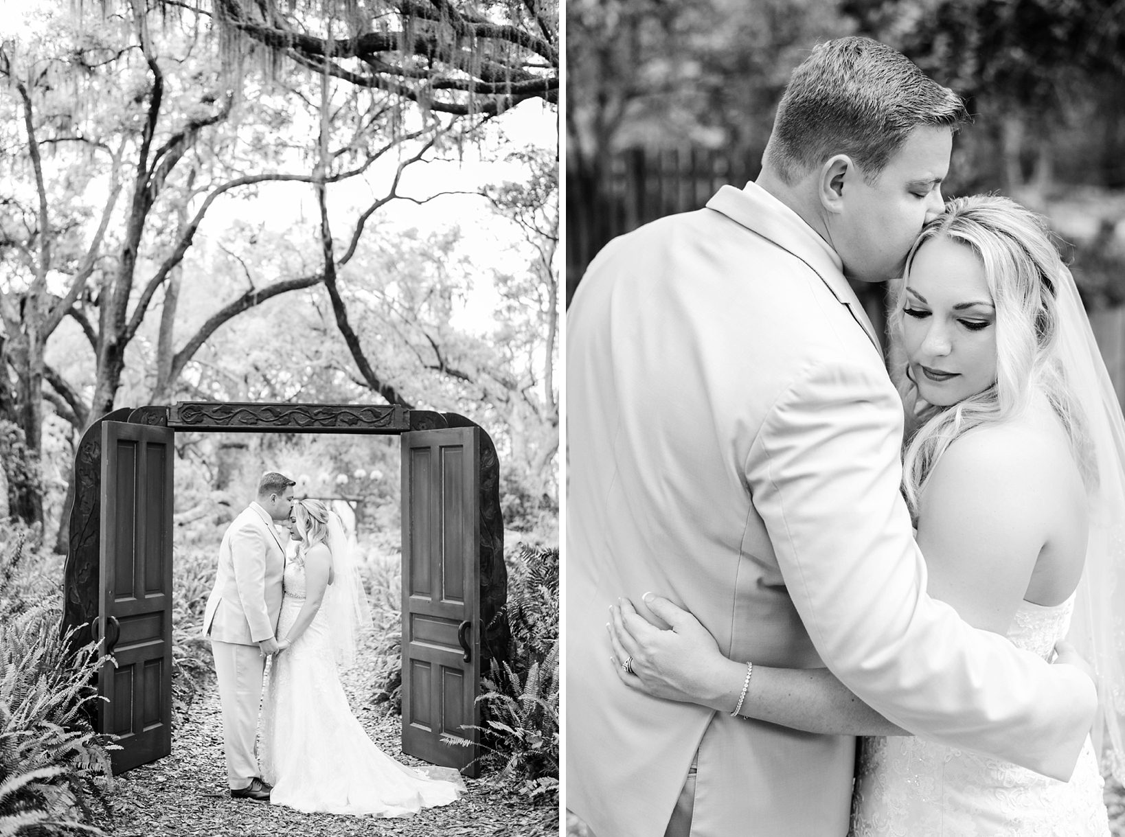 Bride and Groom in black and white Wedding Portraits by Sarah and Ben Photography