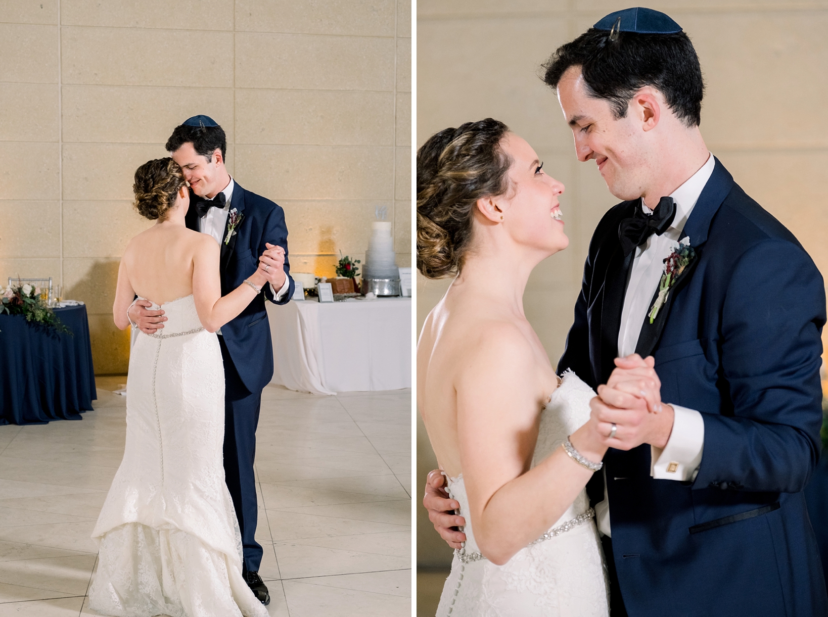 The first dance as husband and wife by Sarah & Ben Photography